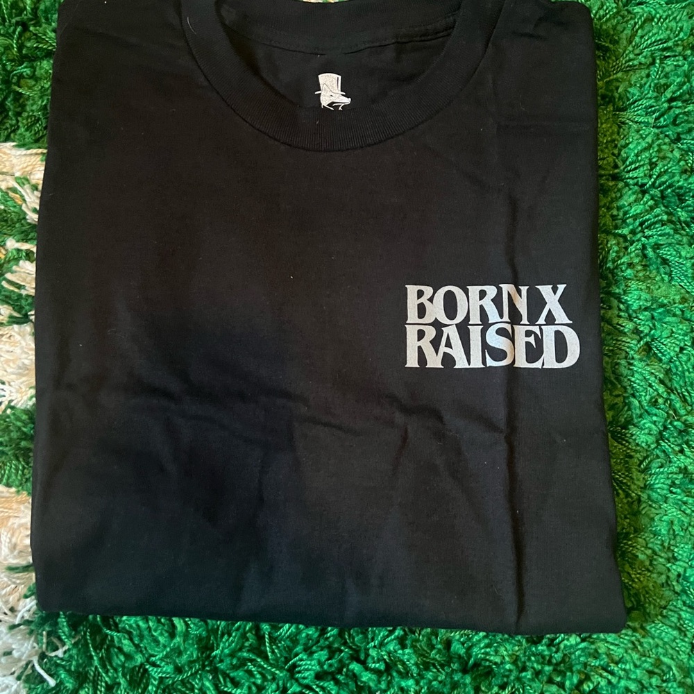 BORN X RAISED Black Rose Tee Size XXL Brand New